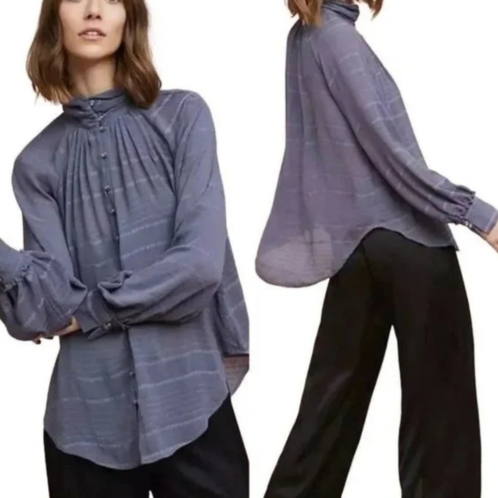 Anthropologie Feather Bone Size small